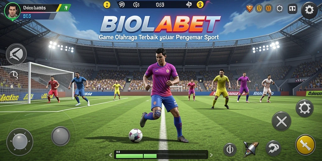 Tampilan game BIOLABET dengan aksi olahraga yang mendebarkan.