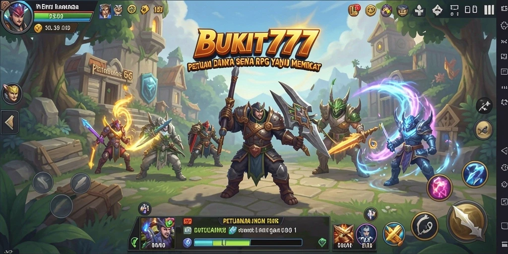 Tampilan gameplay petualangan seru dalam BUKIT777.