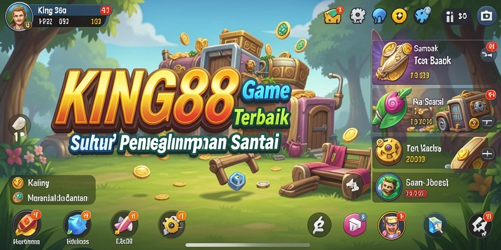 Tampilan gameplay KING88 yang menarik dan adiktif.
