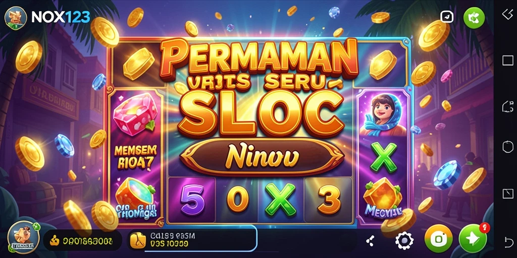 Tampilan gameplay Slot NOX123 yang menegangkan dan mengasyikkan.