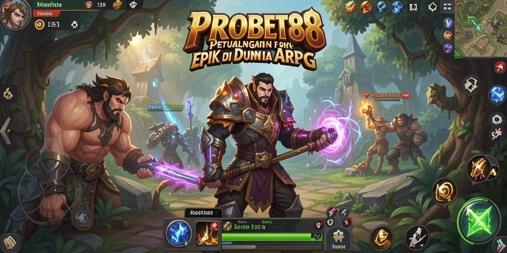 Screenshot gameplay menampilkan aksi seru dalam game ARPG.