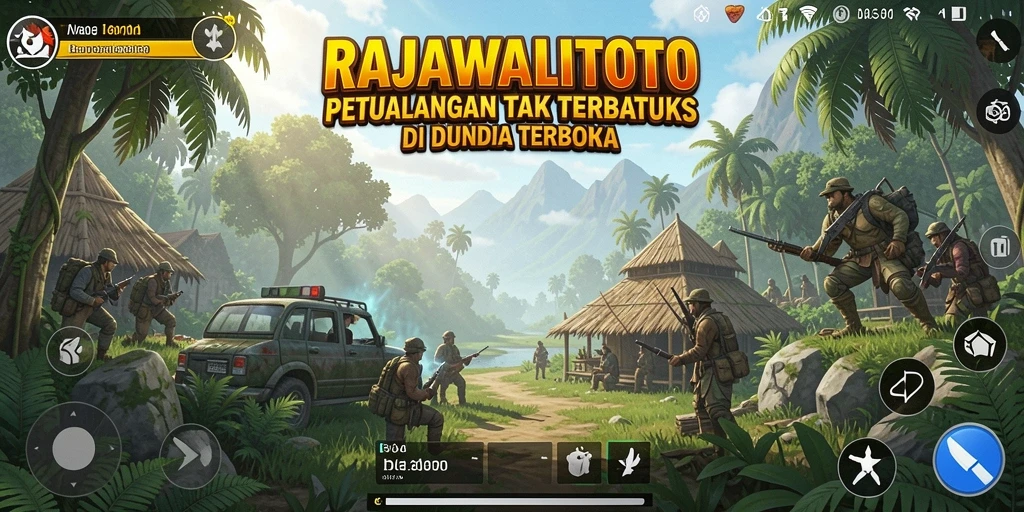 Tampilan gameplay yang menarik dan dunia yang luas di RAJAWALITOTO.