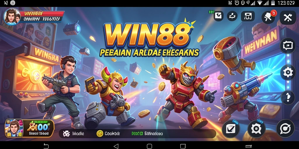 Tangkapan layar gameplay WIN88 menunjukkan aksi seru dan grafis menawan.