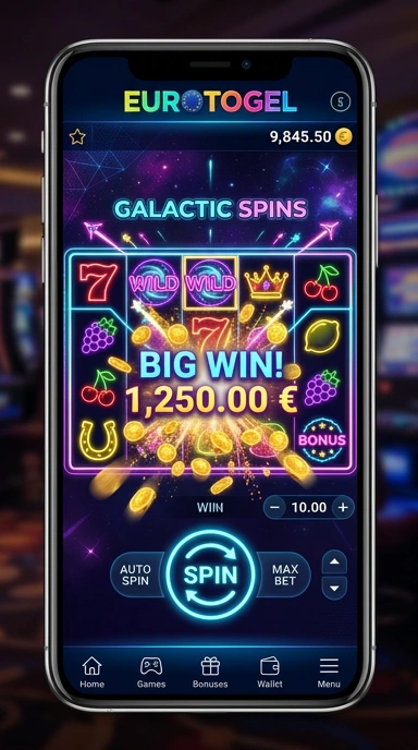 Tampilan antarmuka pengguna eurotogel yang intuitif.